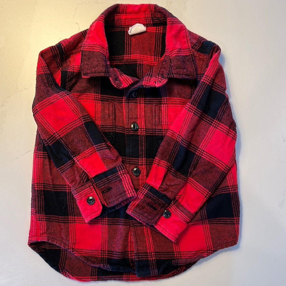 Buffalo check Baby Gap button up